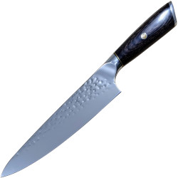  Faca Chef 8" martelada em Aço 440 